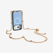 Sleek Design Kit- Magnetic Phone Case with Pearl Chain