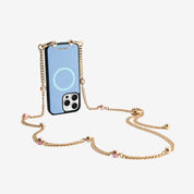 Sleek Design Kit- Magnetic Phone Case with Pearl Chain