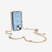 Sleek Design Kit- Magnetic Phone Case with Pearl Chain