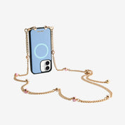 Sleek Design Kit- Magnetic Phone Case with Pearl Chain