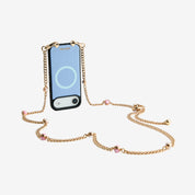 Sleek Design Kit- Magnetic Phone Case with Pearl Chain