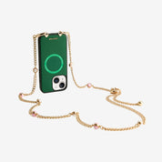 Sleek Design Kit- Magnetic Phone Case with Pearl Chain