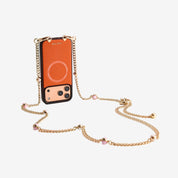Sleek Design Kit- Magnetic Phone Case with Pearl Chain