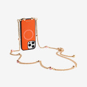 Sleek Design Kit- Magnetic Phone Case with Pearl Chain