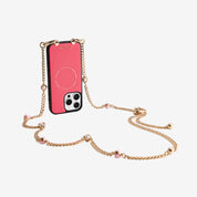 Sleek Design Kit- Magnetic Phone Case with Pearl Chain