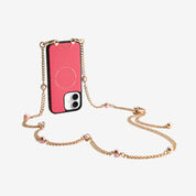 Sleek Design Kit- Magnetic Phone Case with Pearl Chain