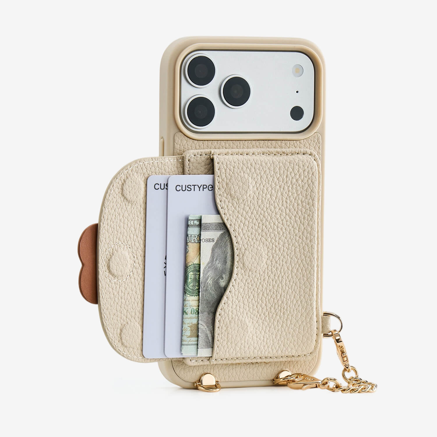 Unity Style- Slim Wallet Phone Case with Floral Crossbody Strap