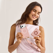 Unity Style- Slim Wallet Phone Case with Floral Crossbody Strap