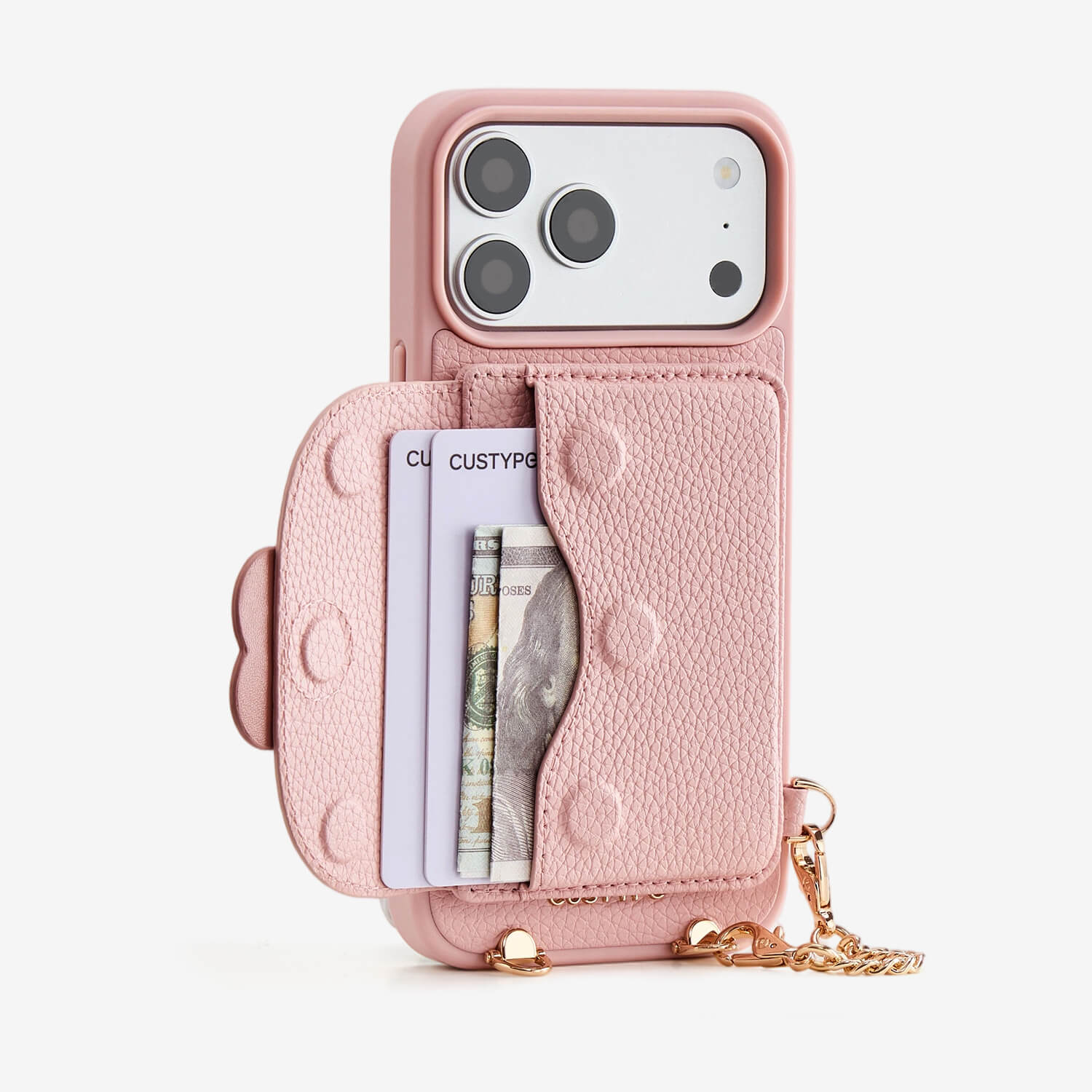 Unity Style- Slim Wallet Phone Case with Floral Crossbody Strap