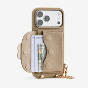 Unity Style- Slim Wallet Phone Case with Floral Crossbody Strap