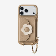 Unity Style- Slim Wallet Phone Case with Floral Crossbody Strap