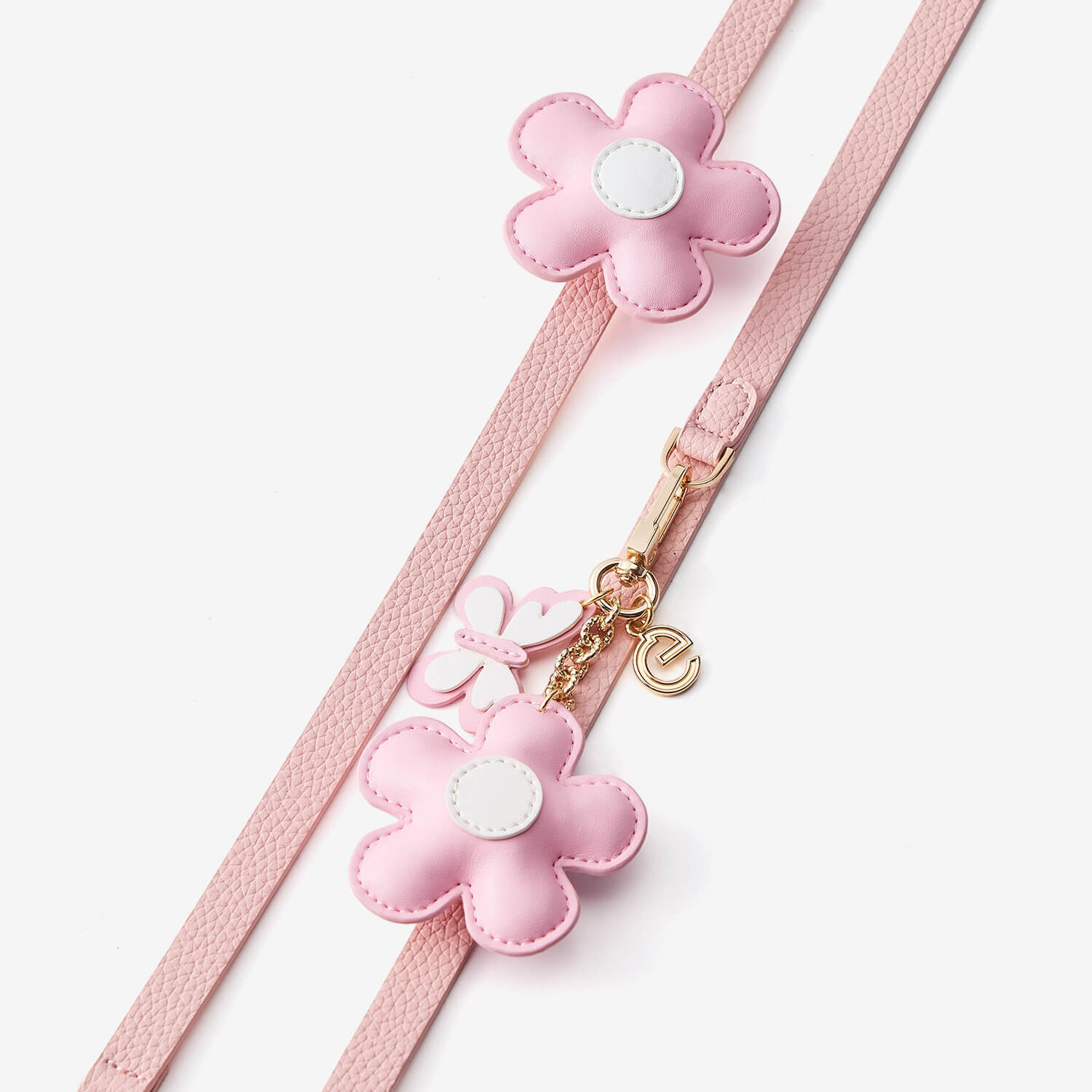 Bloom Pal- Slim Wallet Phone Case with Flower Charm & Strap