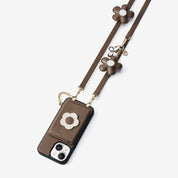Bloom Pal- Slim Wallet Phone Case with Flower Charm & Strap