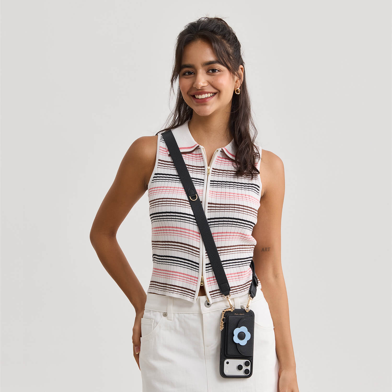 Unity Style- Slim Wallet Phone Case with Wide Crossbody Strap