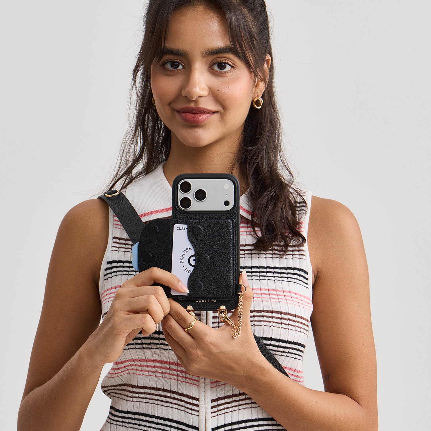Unity Style- Slim Wallet Phone Case with Wide Crossbody Strap