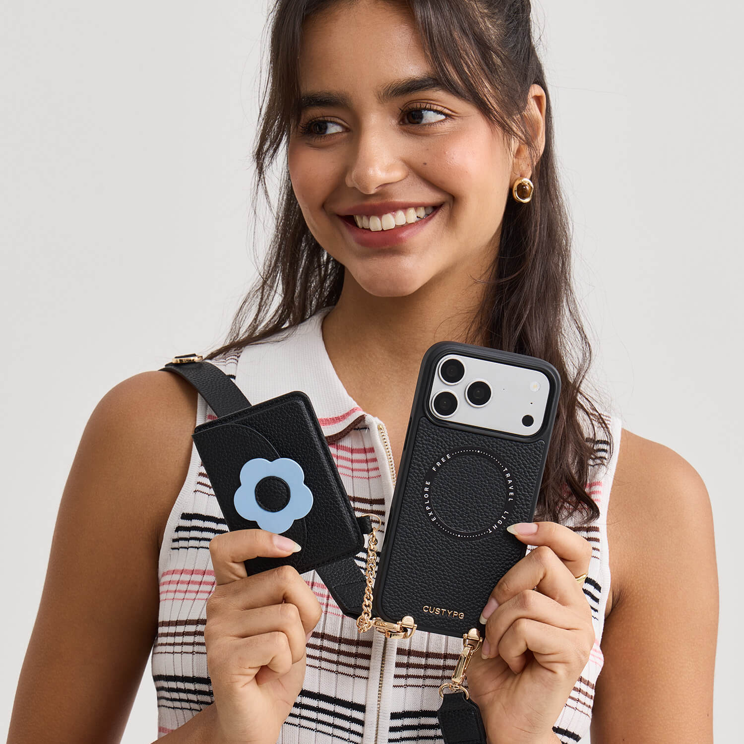 Unity Style- Slim Wallet Phone Case with Wide Crossbody Strap