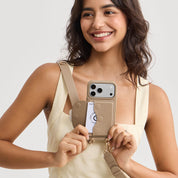 Unity Style- Slim Wallet Phone Case with Wide Crossbody Strap