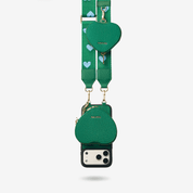 Heart Airpod Kit- Sling iPhone Case with Magnetic Heart Pouch-Mobile Phone Cases-DETACHABLE WALLET & PHONE POUCH