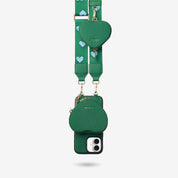 Heart Airpod Kit- Sling iPhone Case with Magnetic Heart Pouch-Mobile Phone Cases-DETACHABLE WALLET & PHONE POUCH