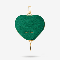 Custype クラシック ライチ ハート ポーチ | 丈夫でスタイリッシュ