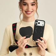 Heart Airpod Kit- iPhone Crossbody Case with Magnet & Airpods Pouch-Mobile Phone Cases-DETACHABLE WALLET & PHONE POUCH