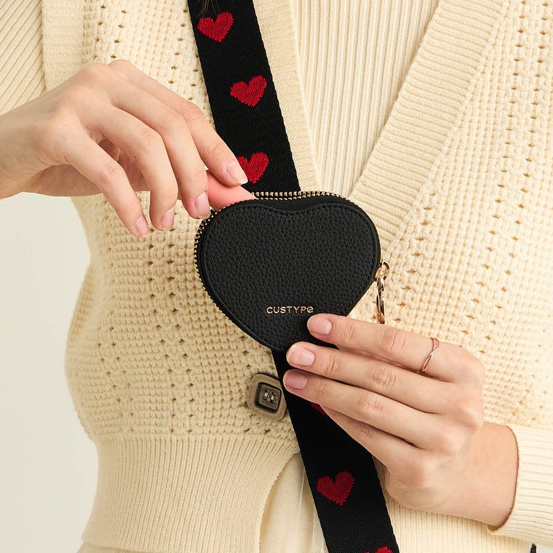 Heart Airpod Kit- iPhone Crossbody Case with Magnet & Airpods Pouch-Mobile Phone Cases-DETACHABLE WALLET & PHONE POUCH