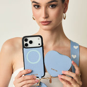 Heart Airpod Kit- iPhone Crossbody Case with Magnet & Airpods Pouch-Mobile Phone Cases-DETACHABLE WALLET & PHONE POUCH
