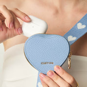 Heart Airpod Kit- iPhone Crossbody Case with Magnet & Airpods Pouch-Mobile Phone Cases-DETACHABLE WALLET & PHONE POUCH