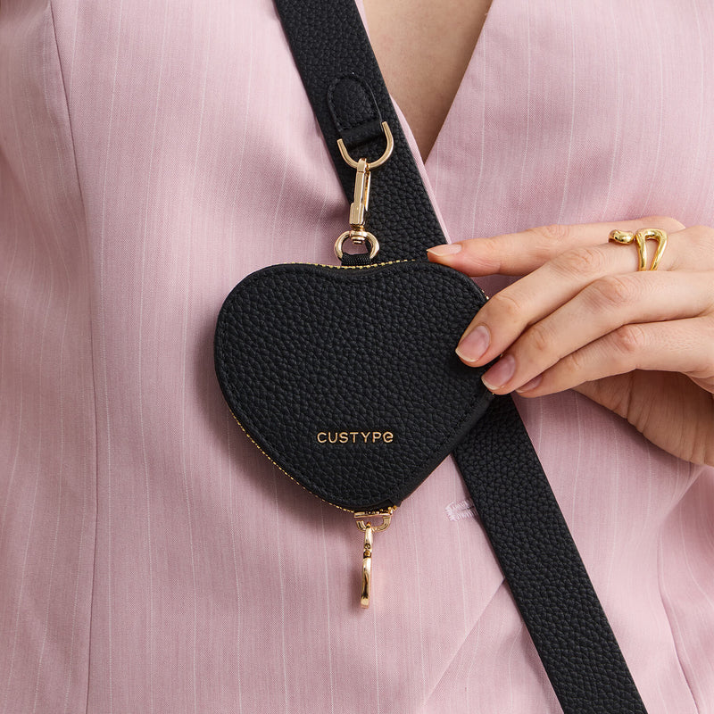 Roam Kit- iPhone Case with Magnetic Heart Pouch & Wide Strap