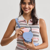Roam Kit- iPhone Case with Magnetic Heart Pouch & Wide Strap