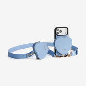Roam Kit- iPhone Case with Magnetic Heart Pouch & Wide Strap