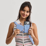 Roam Kit- iPhone Case with Magnetic Heart Pouch & Wide Strap