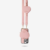Roam Kit- iPhone Case with Magnetic Heart Pouch & Wide Strap