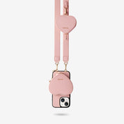 Roam Kit- iPhone Case with Magnetic Heart Pouch & Wide Strap
