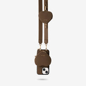 Roam Kit- iPhone Case with Magnetic Heart Pouch & Wide Strap