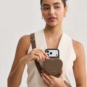 Roam Kit- iPhone Case with Magnetic Heart Pouch & Wide Strap