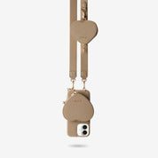 Roam Kit- iPhone Case with Magnetic Heart Pouch & Wide Strap