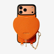 Heart Airpod Kit- Sling iPhone Case with Magnetic Heart Pouch-Mobile Phone Cases-DETACHABLE WALLET & PHONE POUCH
