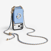 Allure Chain Series- Lanyard Magnetic Wallet Phone Case with Finger Holder-Mobile Phone Cases-DETACHABLE WALLET & WIRELESS CHARGING