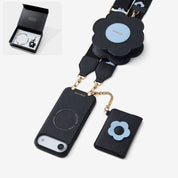 Starlight Gift Box- Flower Phone Case with Wallet & Strap-Mobile Phone Cases-Custype