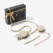 スターライトギフトボックス - ハートポーチ付きクロスボディiPhoneケース