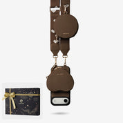 クリスマス限定キット - モランディ iPhone ウェビング クロスボディケース（ハートポーチ付き）