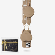 クリスマス限定キット - モランディ iPhone ウェビング クロスボディケース（ハートポーチ付き）