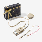 Starlight Gift Box- Morandi Detachable Wallet Phone Case with Shoulder Strap