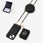 Starlight Gift Box- Morandi Phone Case with Shoulder Chain & Wallet-Custype