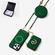 Starlight Gift Box- Morandi Phone Case with Shoulder Chain & Wallet-Custype