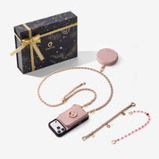 Starlight Gift Box- Morandi Phone Case with Shoulder Chain & Wallet-Custype