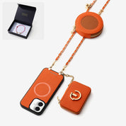 Starlight Gift Box- Morandi Phone Case with Shoulder Chain & Wallet-Custype