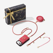 Starlight Gift Box- Morandi Phone Case with Shoulder Chain & Wallet-Custype