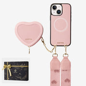 Starlight Gift Box- Morandi Sling iPhone Case with Heart Pouch
